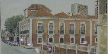 Luanda exposta pelo traço do pintor Mendes Ribeiro